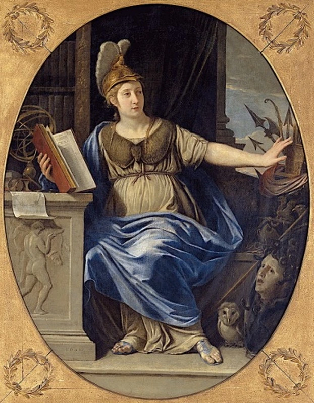 Ritratto di donna in Minerva - attribuito